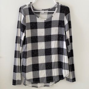 Buffalo Print long sleeve size M